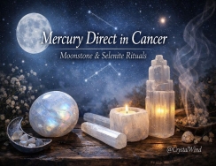 Mercury Direct in Cancer: Moonstone & Selenite Rituals for Clarity