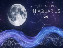 Full Moon in Aquarius: Nodes Shift, Stations and the Cradle