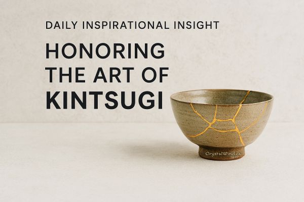 Daily Inspirational Insight: Honoring the Art of Kintsugi