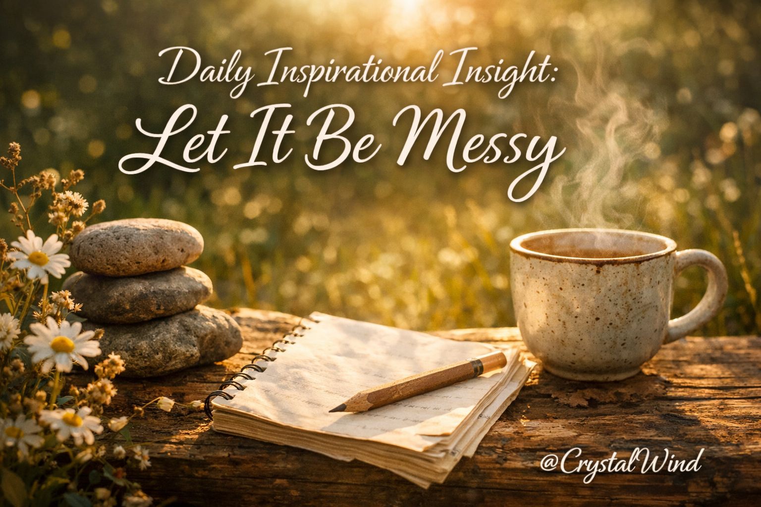 Daily Inspirational Insight: Let It Be Messy Daily Inspirational Insight: Let It Be Messy