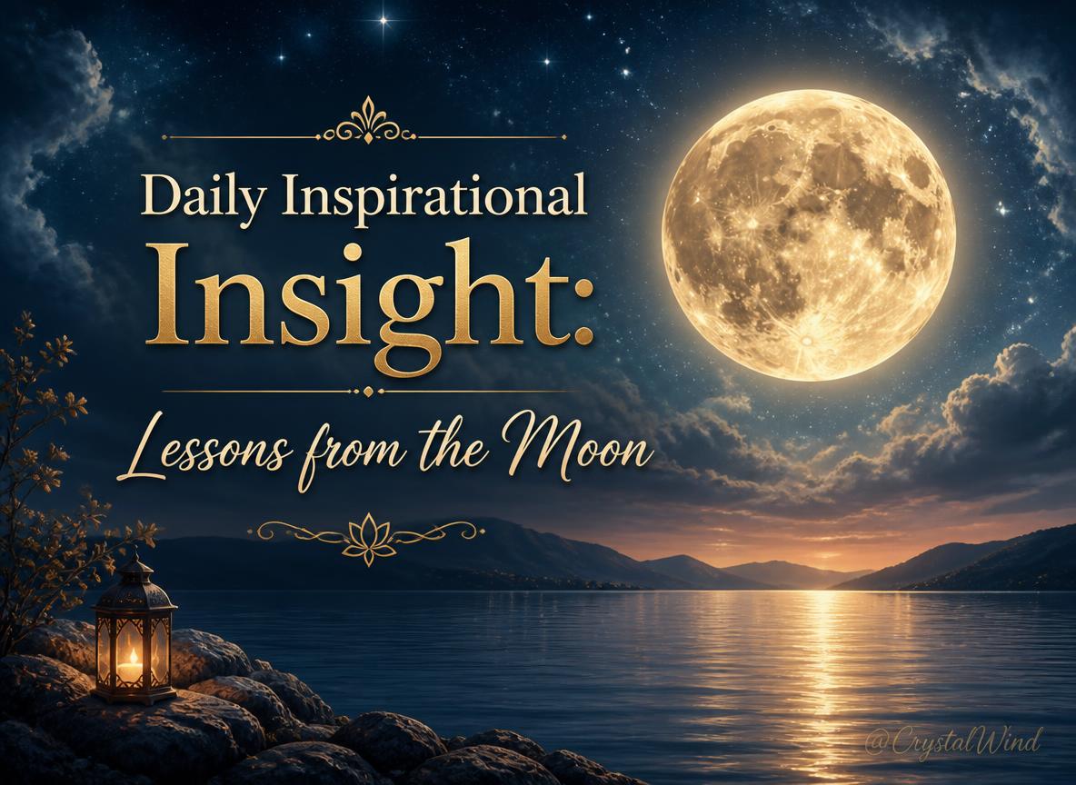 Daily Inspirational Insight: Lessons from the Moon Daily Inspirational Insight: Lessons from the Moon