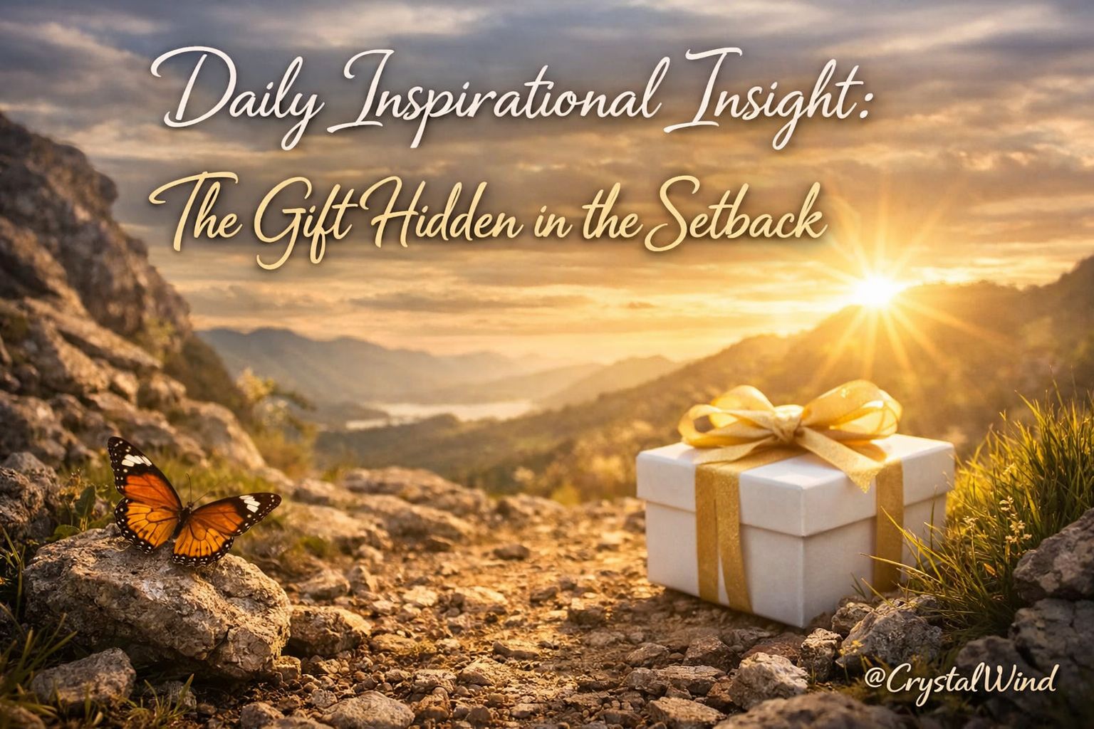 Daily Inspirational Insight: The Gift Hidden in the Setback Daily Inspirational Insight: The Gift Hidden in the Setback