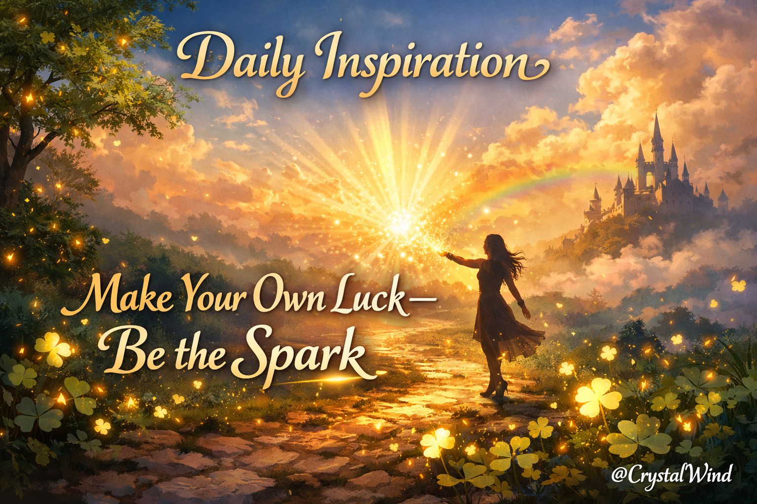 Daily Inspiration: Make Your Own Luck—Be the Spark