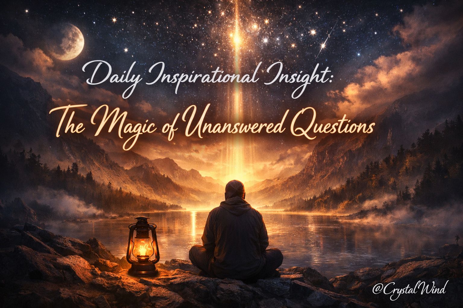 Daily Inspirational Insight: The Magic of Unanswered Questions Daily Inspirational Insight: The Magic of Unanswered Questions