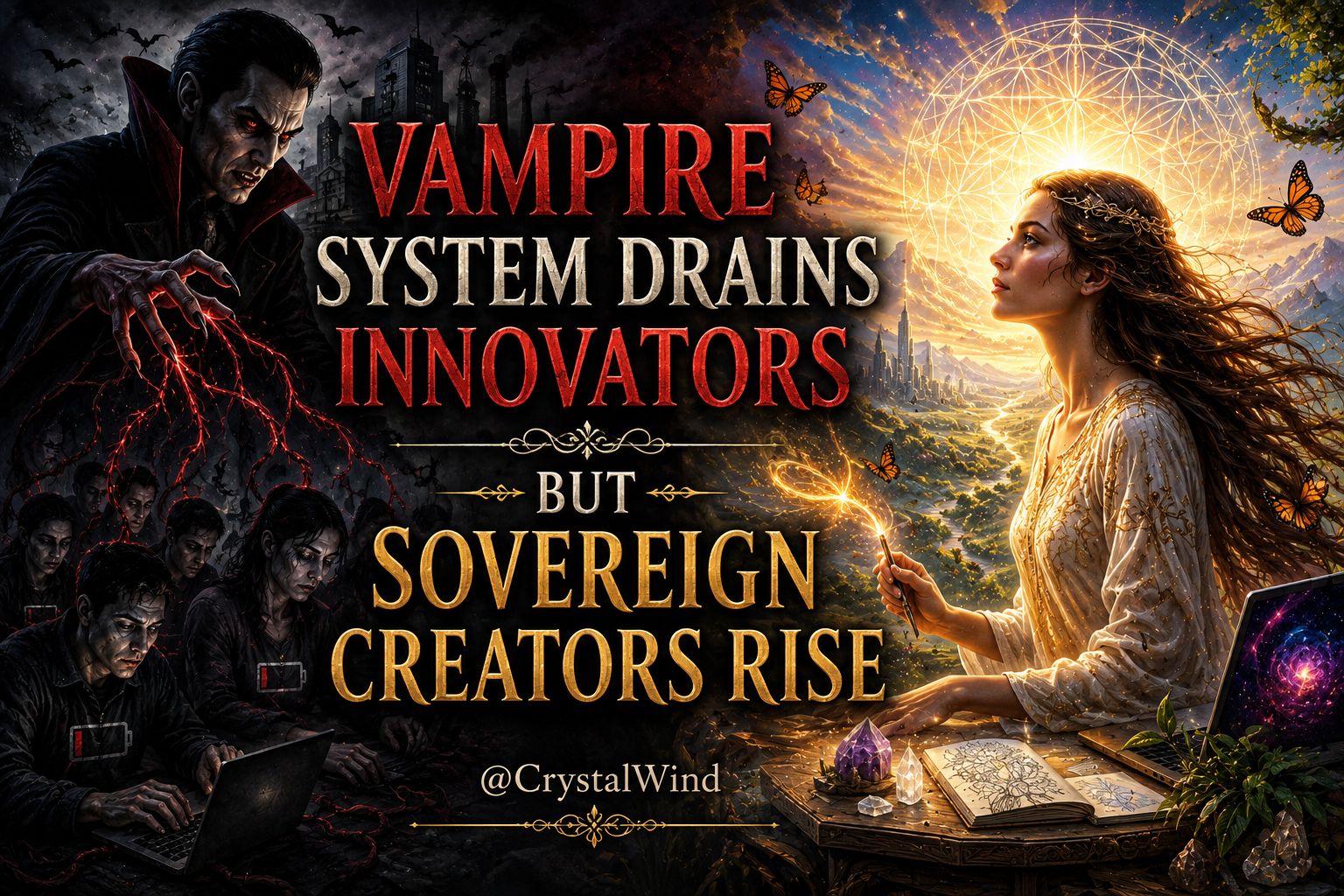 Vampire System Drains Innovators But Sovereign Creators Rise Vampire System Drains Innovators But Sovereign Creators Rise