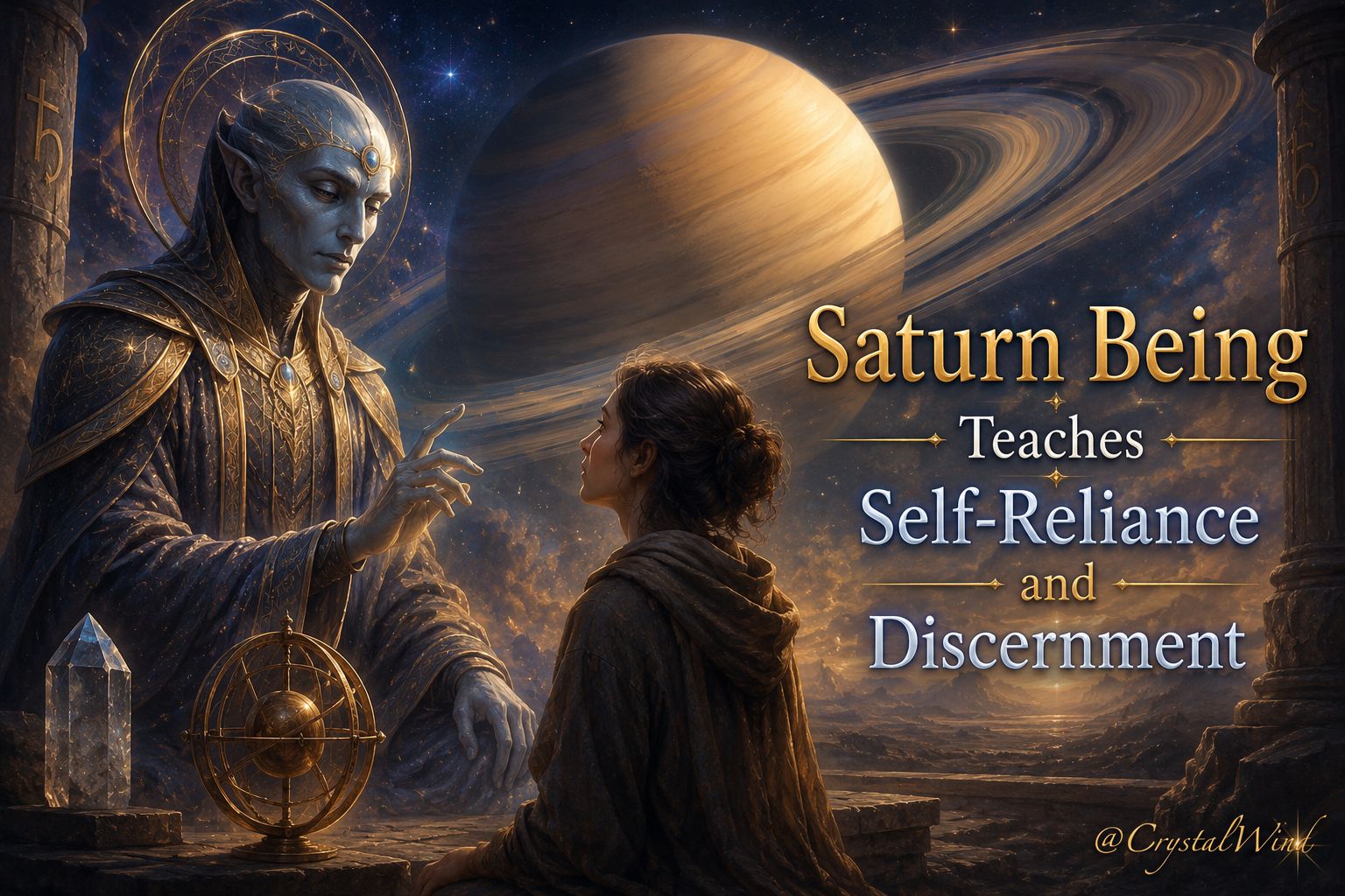 Saturn Being Teaches Self-Reliance and Discernment