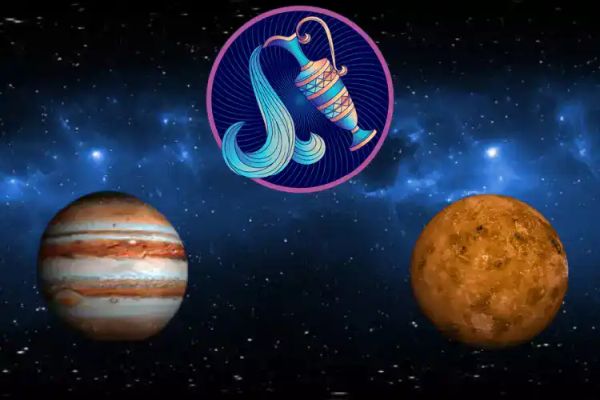 Jupiter-Venus Conjunction in Aquarius
