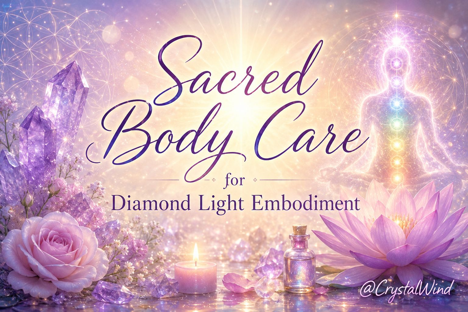 Sacred Body Care for Diamond Light Embodiment