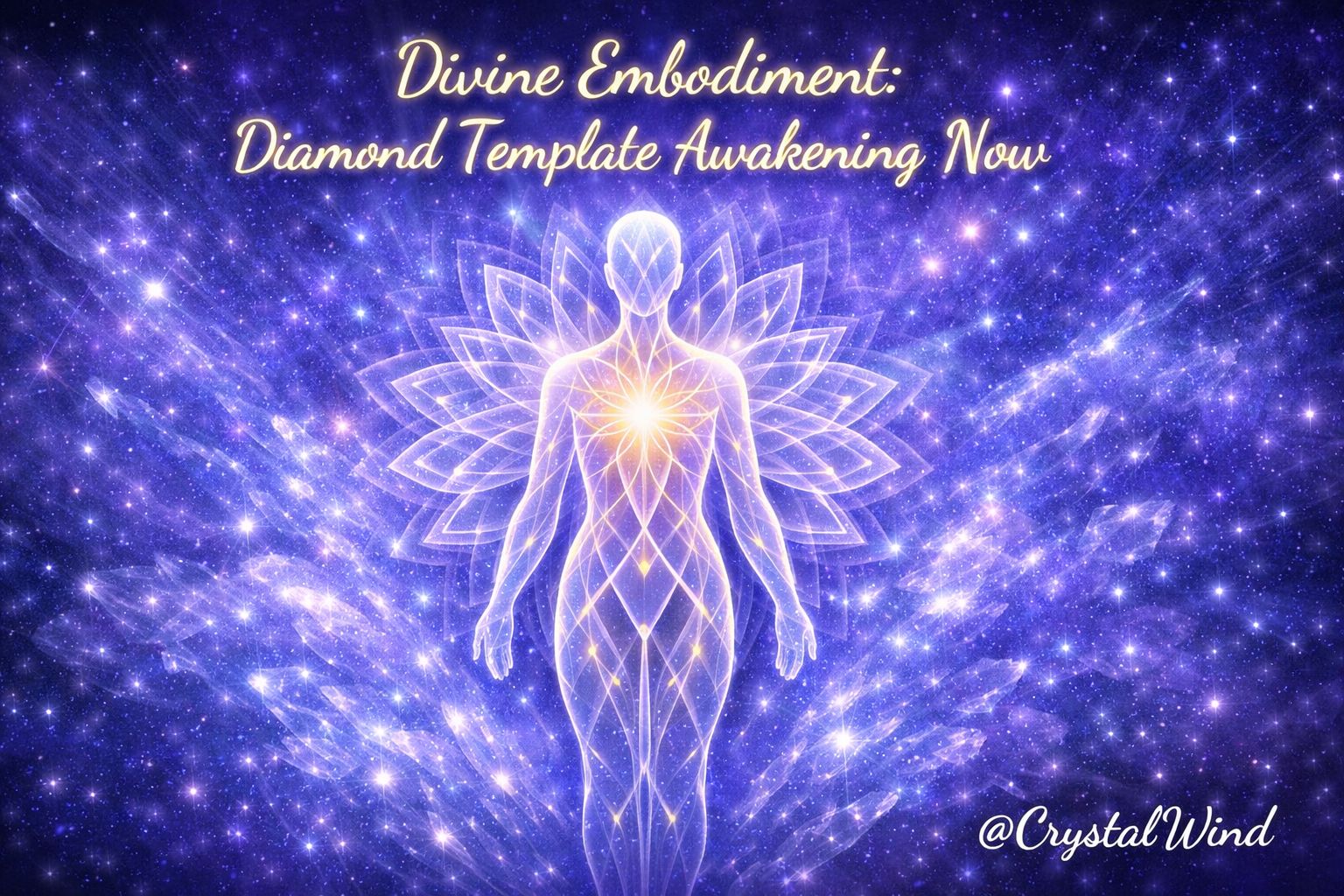 Divine Embodiment: Diamond Template Awakening Now