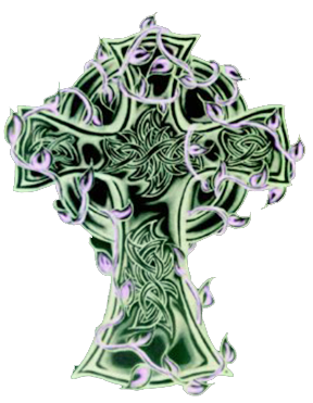 celtic_cross_vine_art