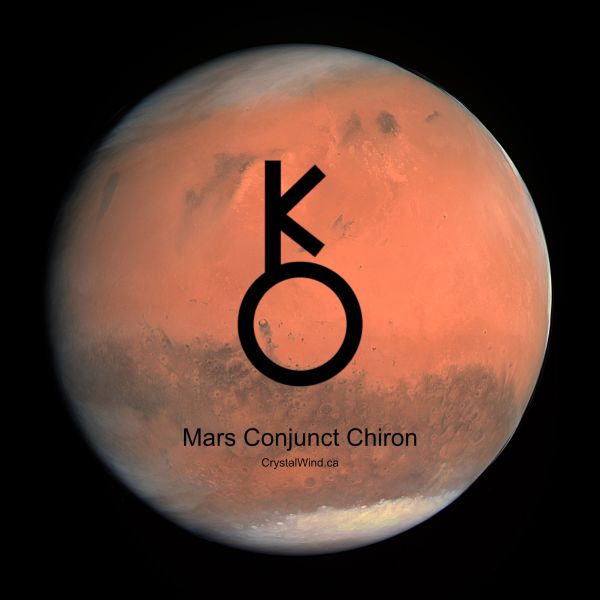 Mars Conjunct Chiron at 16 Aries