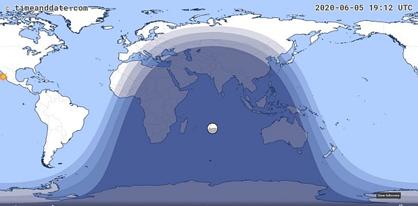 Lunar Eclipse June 2020 Visibility