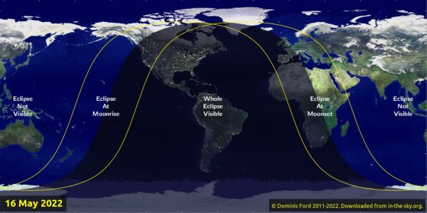 Lunar Eclipse May 2022 Path Lunar Eclipse May 2022 Path