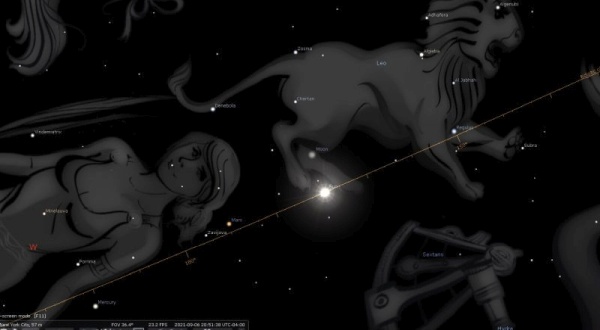 New Moon September 2021 [Stellarium]