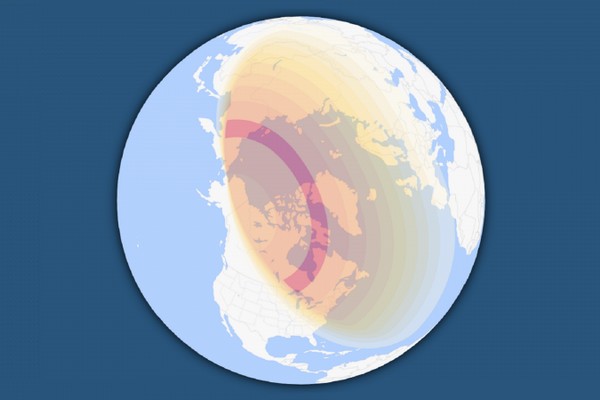 Solar Eclipse June 2021 Visibility [timeanddate.com]