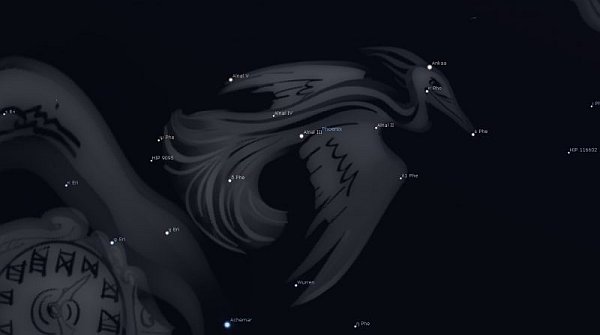 Phoenix Constellation [Stellarium]