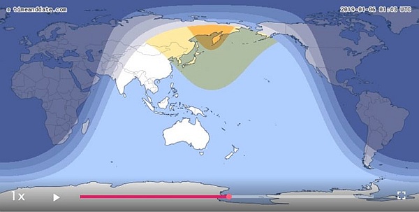 solar eclipse january 2019 map