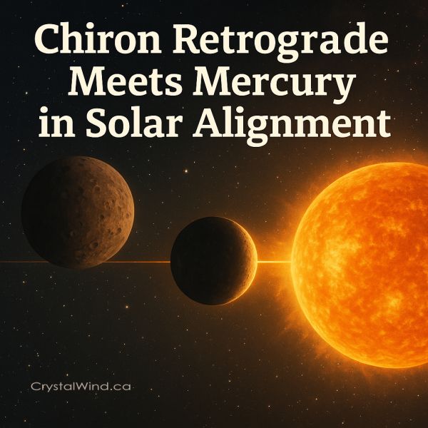 Chiron Retrograde Meets Mercury in Solar Alignment Chiron Retrograde Meets Mercury in Solar Alignment