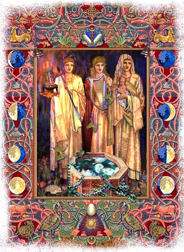 Celtic Triple Goddess Celtic Triple Goddess