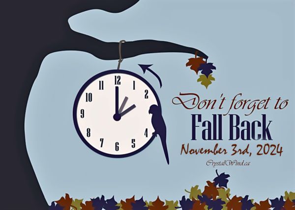Say Goodbye to Daylight Saving Time Tonight! Say Goodbye to Daylight Saving Time Tonight!