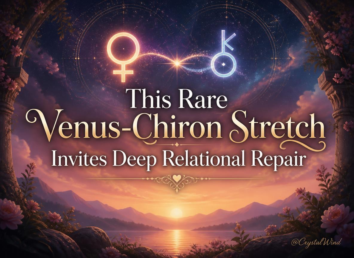 This Rare Venus-Chiron Stretch Invites Deep Relational Repair This Rare Venus-Chiron Stretch Invites Deep Relational Repair