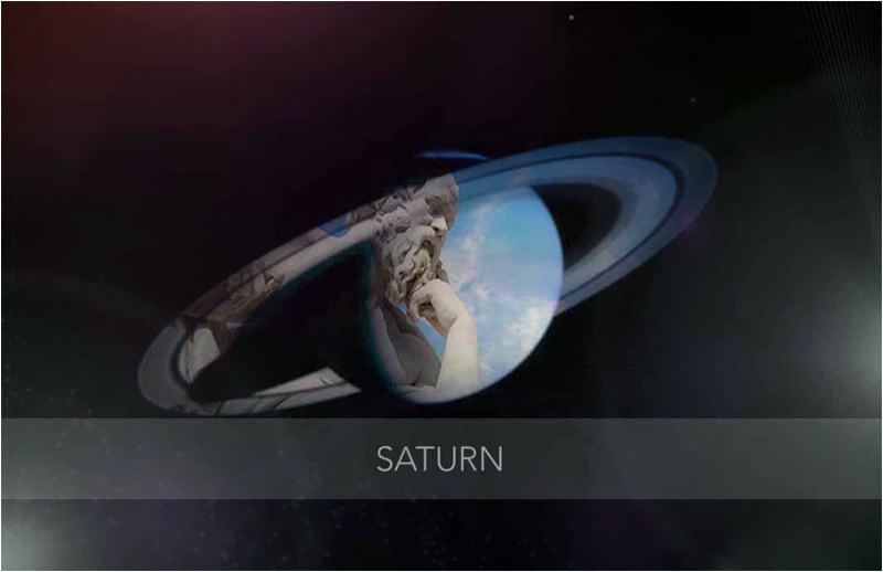 Saturn, New Year And Eclipsetime