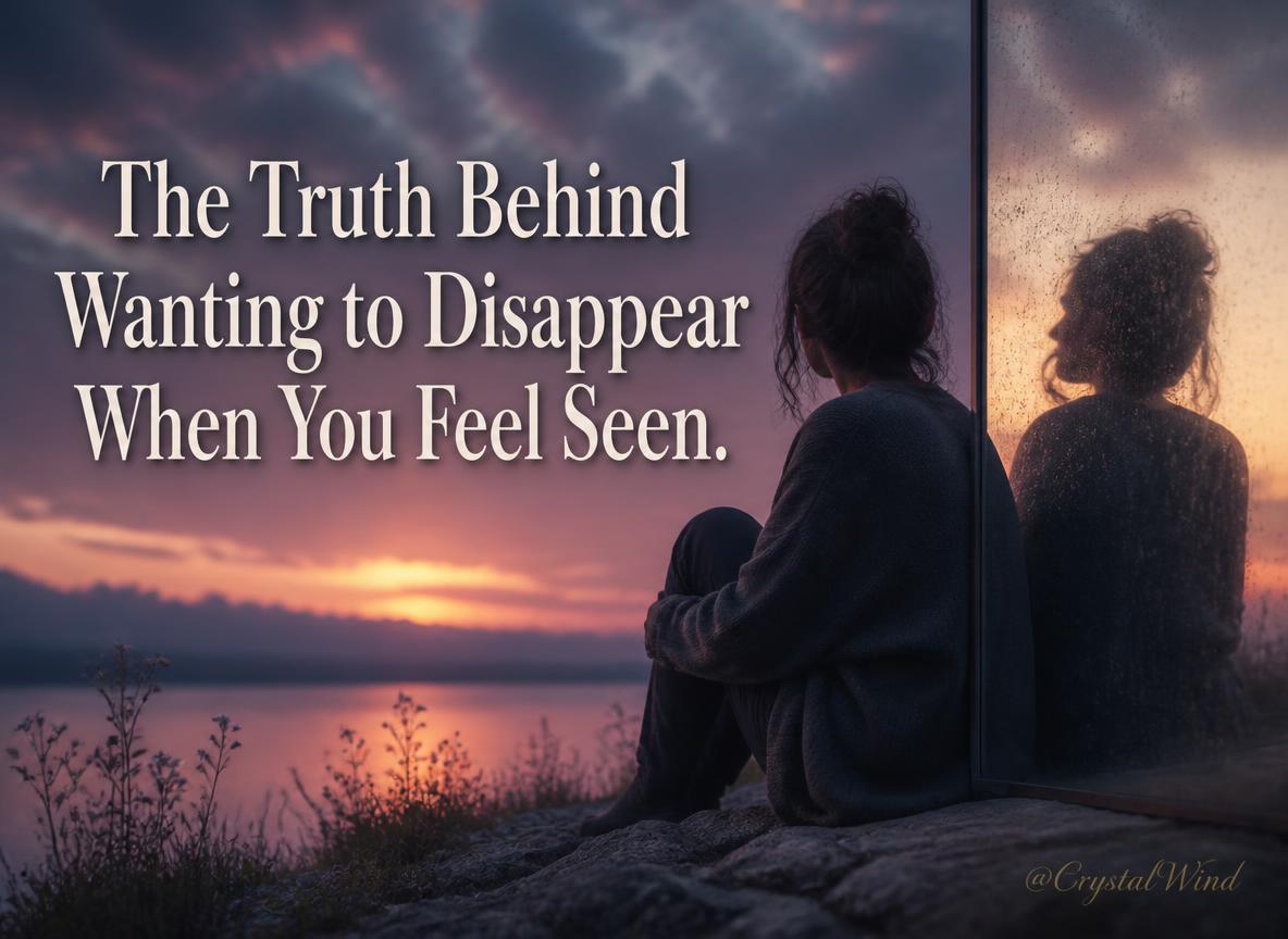 The Truth Behind Wanting to Disappear When You Feel Seen