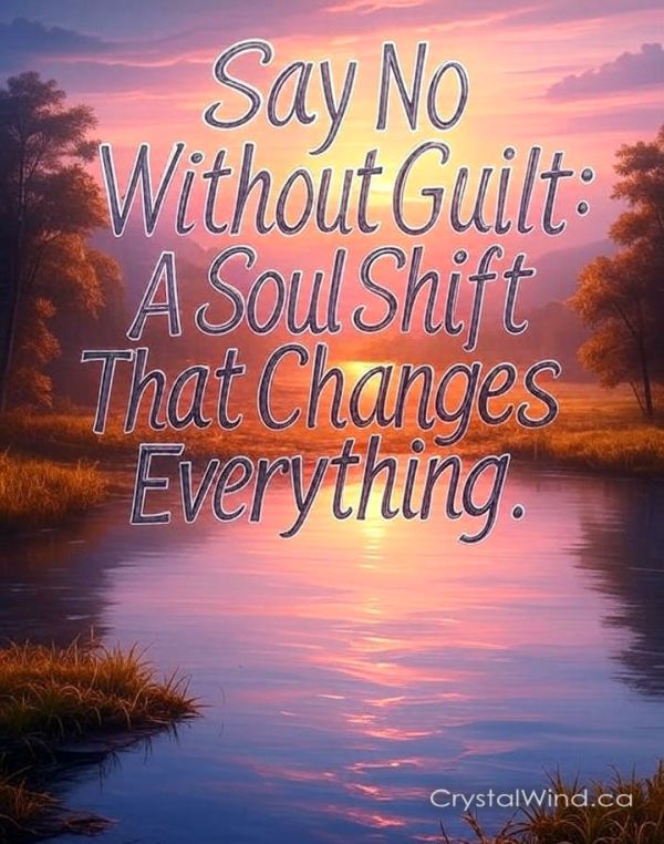 Say No Without Guilt: A Soul Shift That Changes Everything Say No Without Guilt: A Soul Shift That Changes Everything