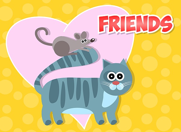 Animals in Life and the Afterlife cat friends