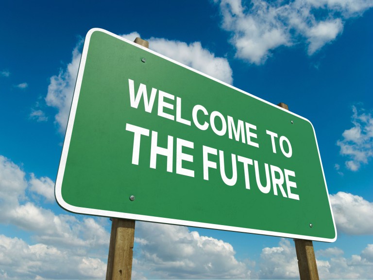 How To Predict the Future roadsign