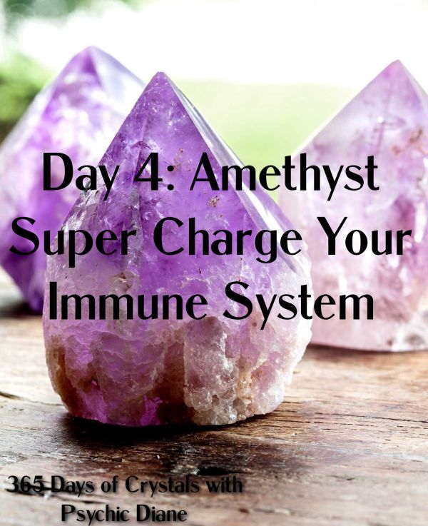 365 Days of Crystals - Day 4: Amethyst Super Charge Your Immune System