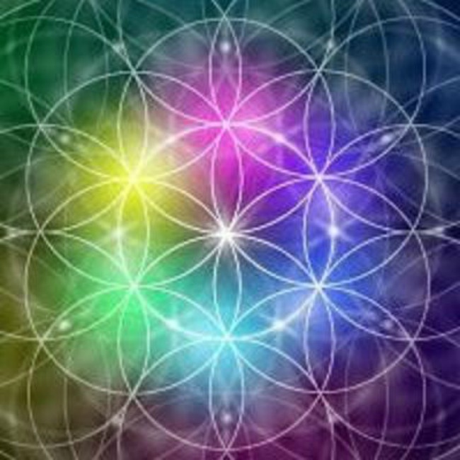 flower of life rainbow