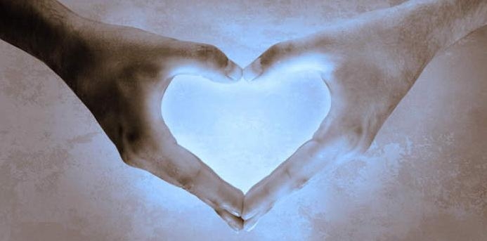 From Your Hostess Of Light - December 2017 handheart