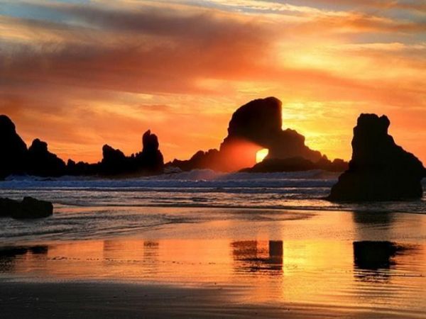 Swim to Shore and Pray oregon coast pink