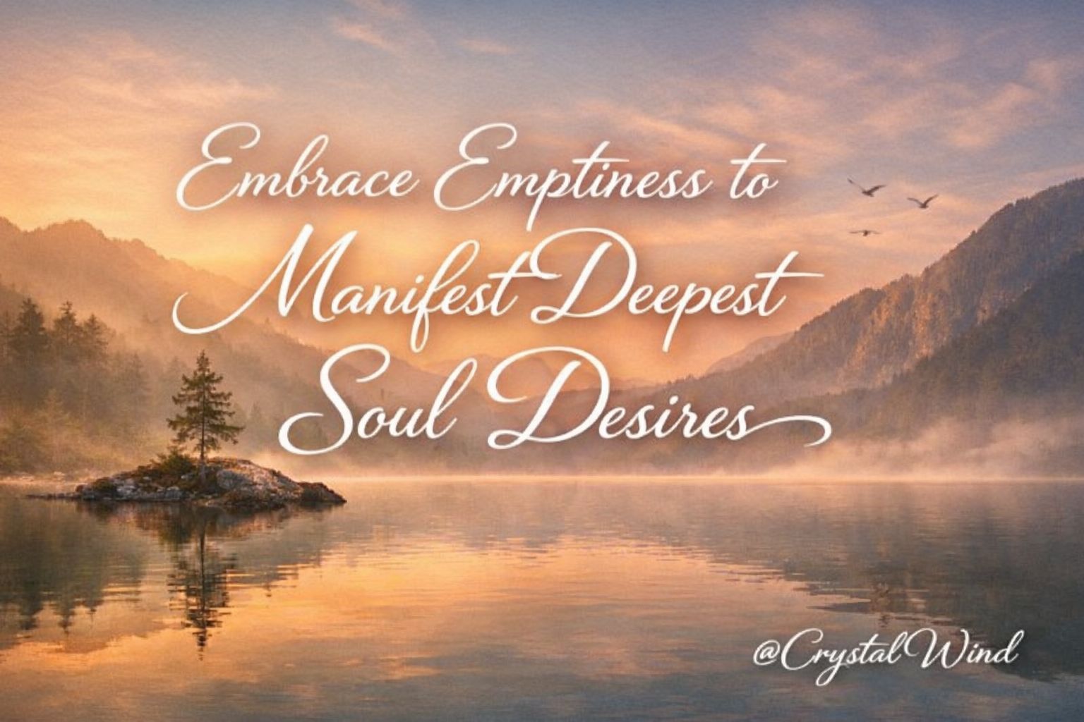 Embrace Emptiness to Manifest Deepest Soul Desires