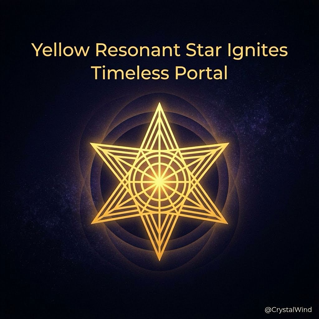 Yellow Resonant Star Ignites Timeless Portal