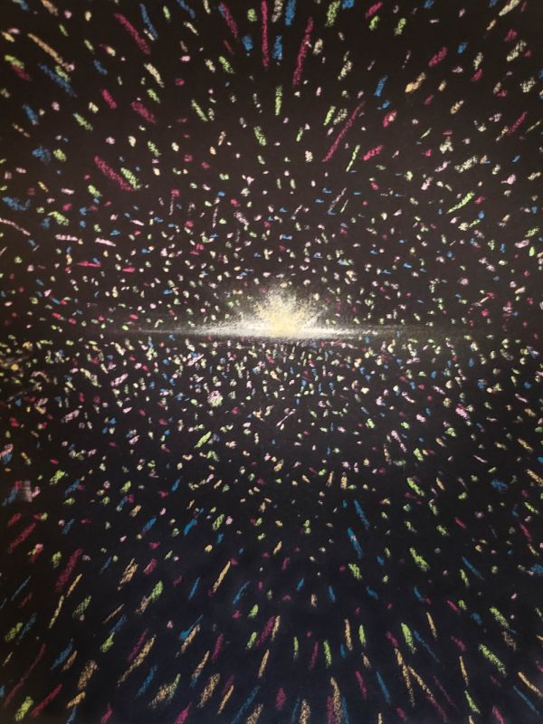 Into the Infinite - pastel on paper by Leilah Into the Infinite - pastel on paper by Leilah