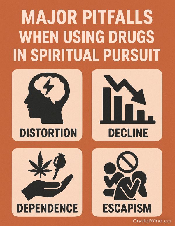 Major Pitfalls When Using Drugs in Spiritual Pursuit