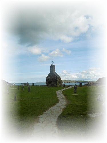 remains of church at cwm eglwys