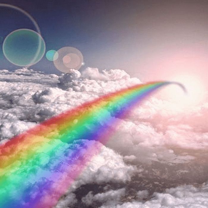 rainbow clouds