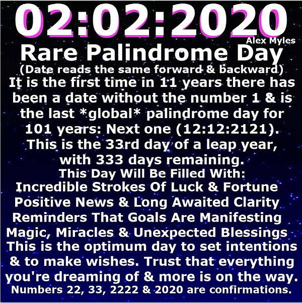 02:02:2020 - Palindrome