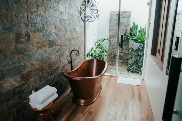 Equip Bathroom with Wooden Materials