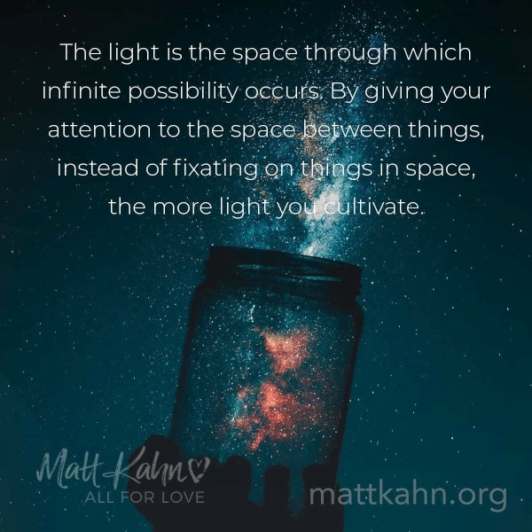 The Light is the Space