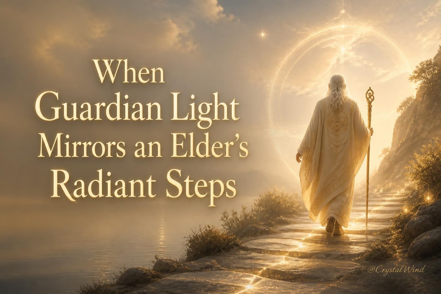 When Guardian Light Mirrors an Elder’s Radiant Steps When Guardian Light Mirrors an Elder’s Radiant Steps