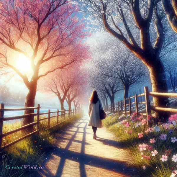 Find Contentment on a Spring Walk! Find Contentment on a Spring Walk!