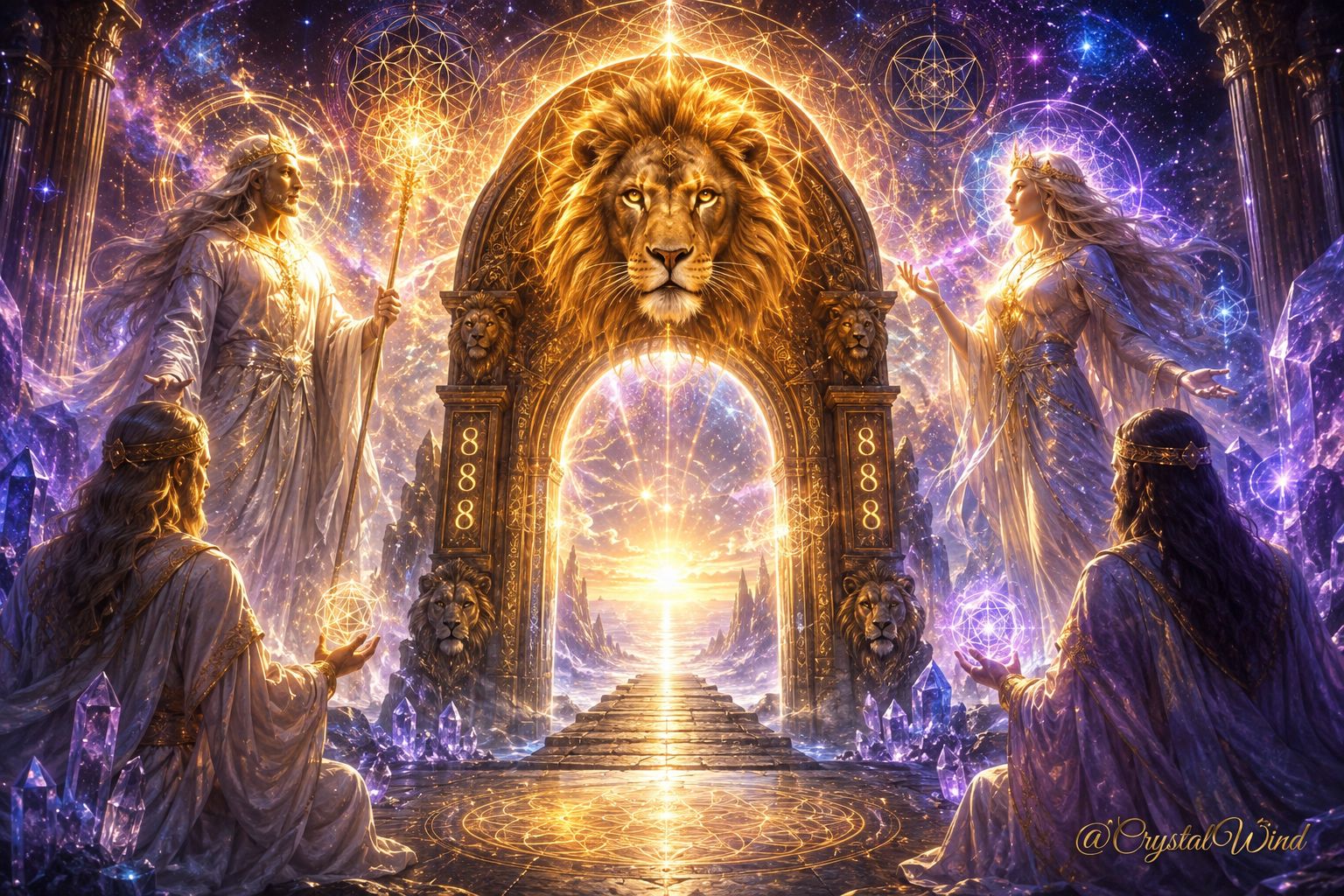 Divine Beings Share Lion Gate Codes for Rapid Shift
