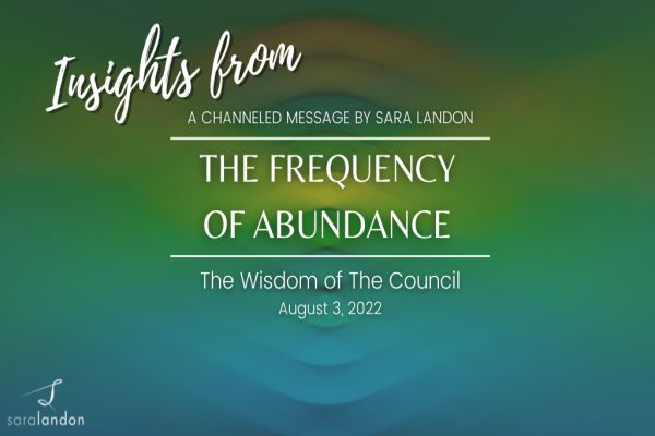 Insights from The Frequency of Abundance - Wisdom of the Council Insights from The Frequency of Abundance - Wisdom of the Council