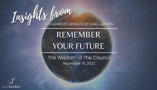 Insights from Remember Your Future - Wisdom of the Council