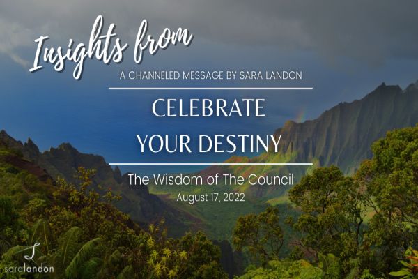 Insights from Celebrate Your Destiny - Wisdom of the Council