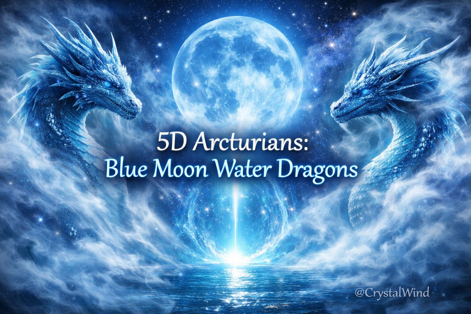 5D Arcturians: Blue Moon Water Dragons Restore Earth's Currents